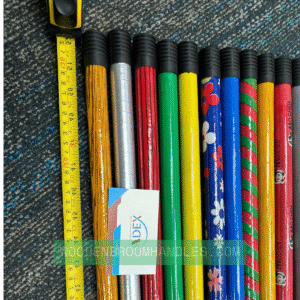 Greek threaded wooden broom handles