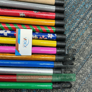 Greek threaded wooden broom handles