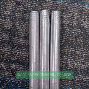 Silver-wooden-broom-handle - long-cap