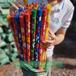 Flower-Wooden-Broom-Handle