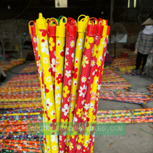 Flower-Wooden-Broom-Handle